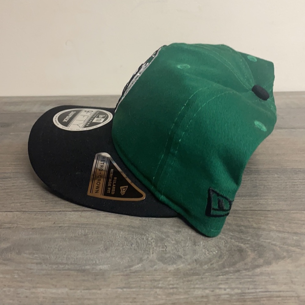 New Era Boston Celtics 17X World Champions Snapback (9FIFTY) Green/Black Retro - Picture 7 of 8
